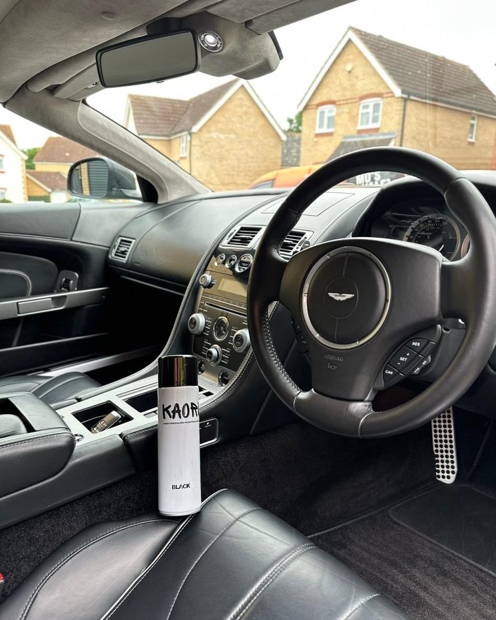 Kaori air freshener in a customer's car