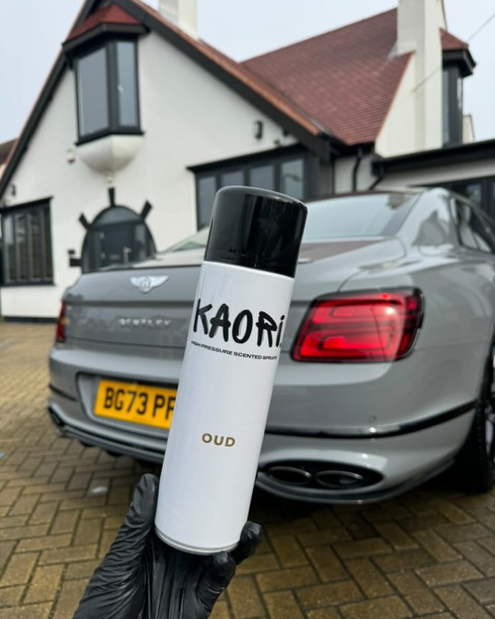 Kaori air freshener in a customer's car