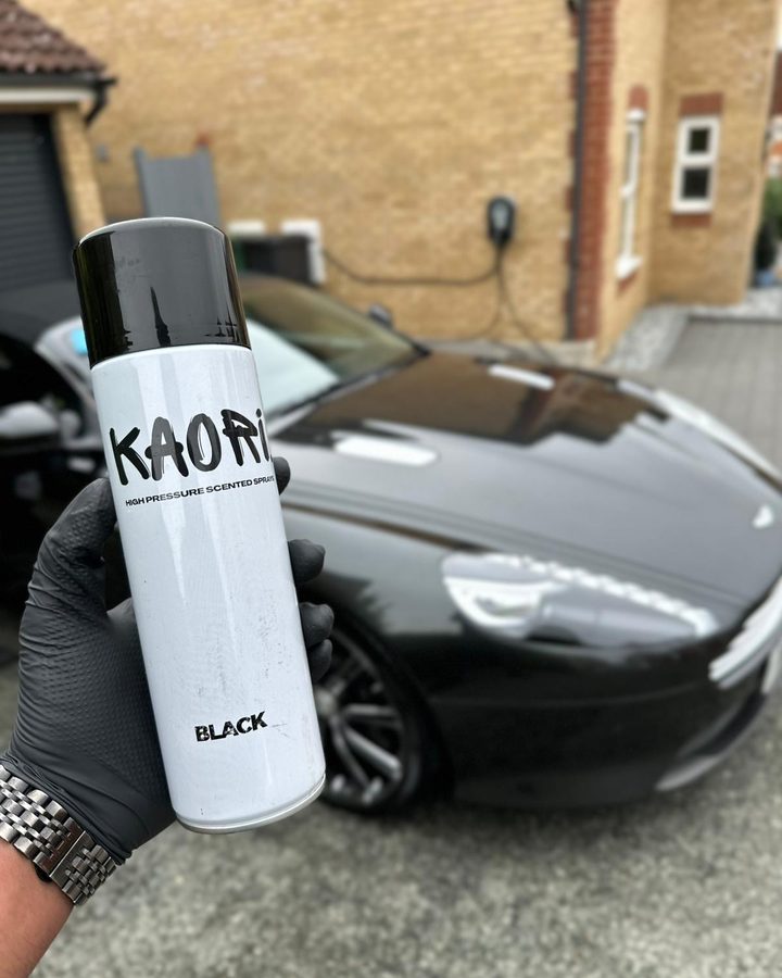Kaori air freshener in a customer's car