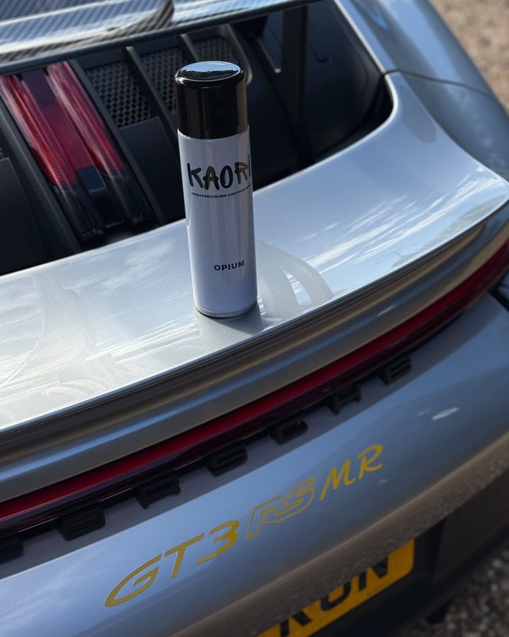 Kaori air freshener in a customer's car