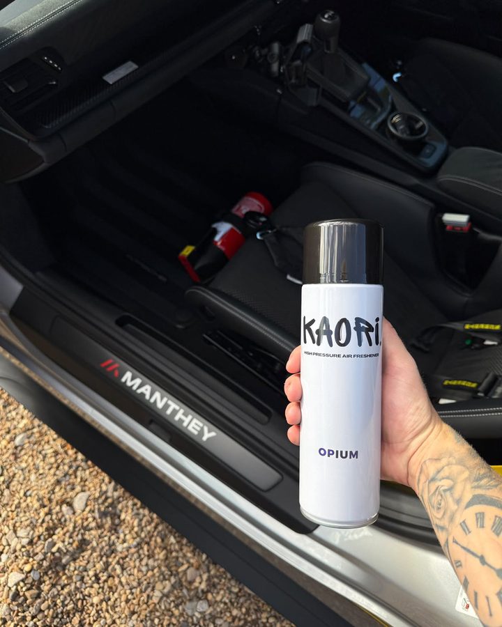 Kaori air freshener in a customer's car