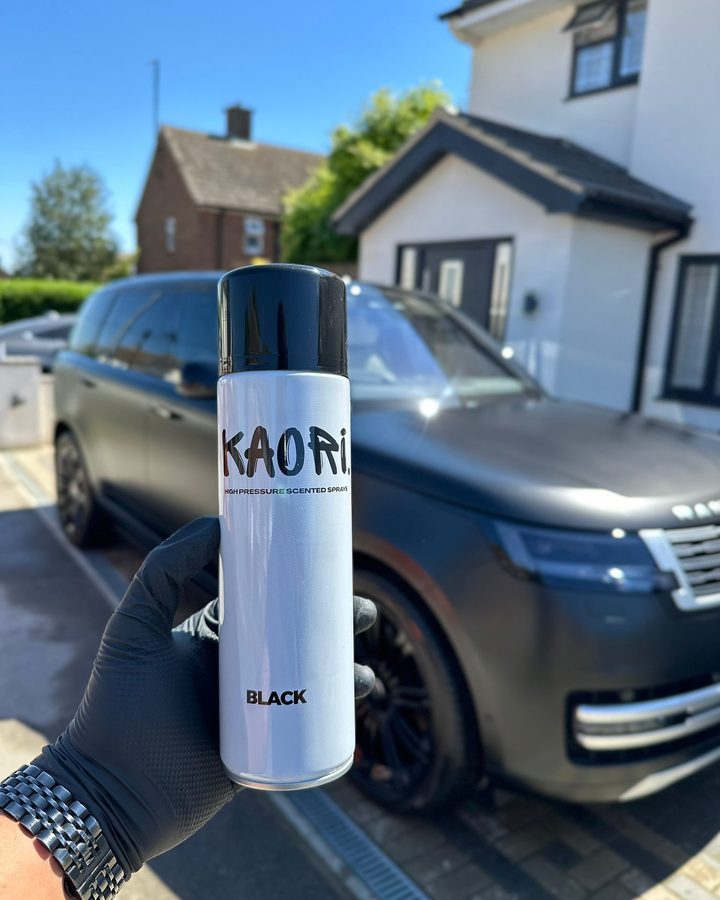Kaori air freshener in a customer's car